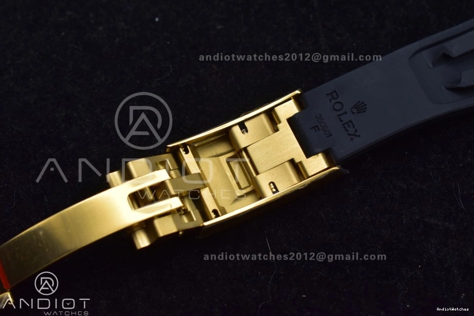 (Weighted) Oysterflex Sophisticated Edition Daytona on QF 126518 YG V6 Black Strap Best 807 Dial SH4131 1:1 1108